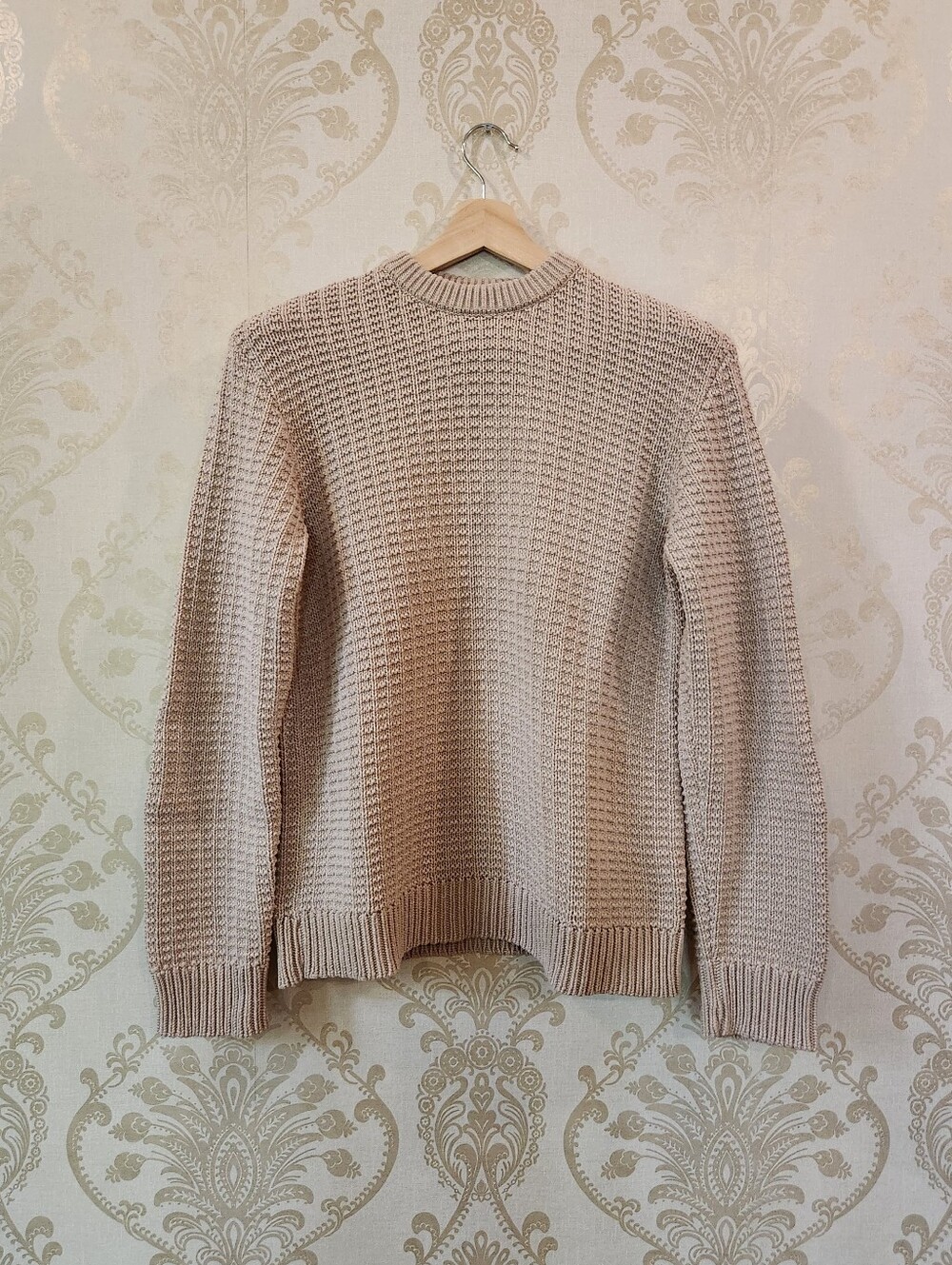 Kotn Waffle Crewneck Moon (Unisex)